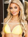 Swedish blonde 32D bust size escort girl