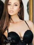 brunette 34G bust size escort girl, 5`7" tall, Russian