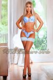 sensual European blonde companion in Kensington