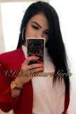 European 34B bust size girl, naughty, listead in a level gallery