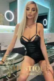 European 32C bust size escort