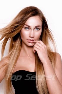 Aya escort - 34C bust, blonde hair, blue eyes