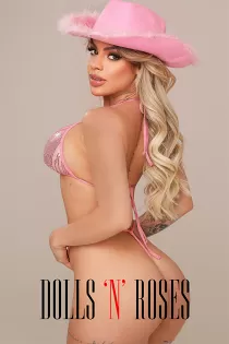 Liz escort - 34C bust, Blonde hair, Brown eyes