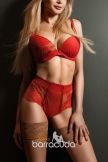 very naughty blonde Russian escort, POA per hour