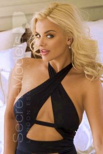 Aris escort - 34C bust, blonde hair, blue eyes